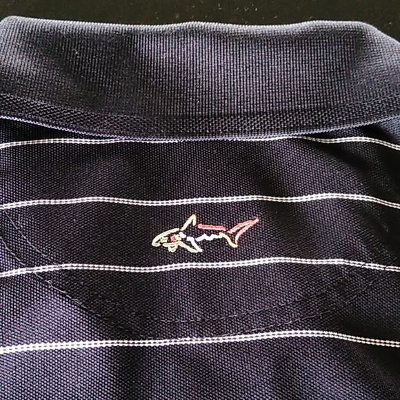 Tassco Elba GREG NORMAN PLAY DRY SHIRTS 1 BLACK 1 TAN STRIPED - Picture 10 of 13